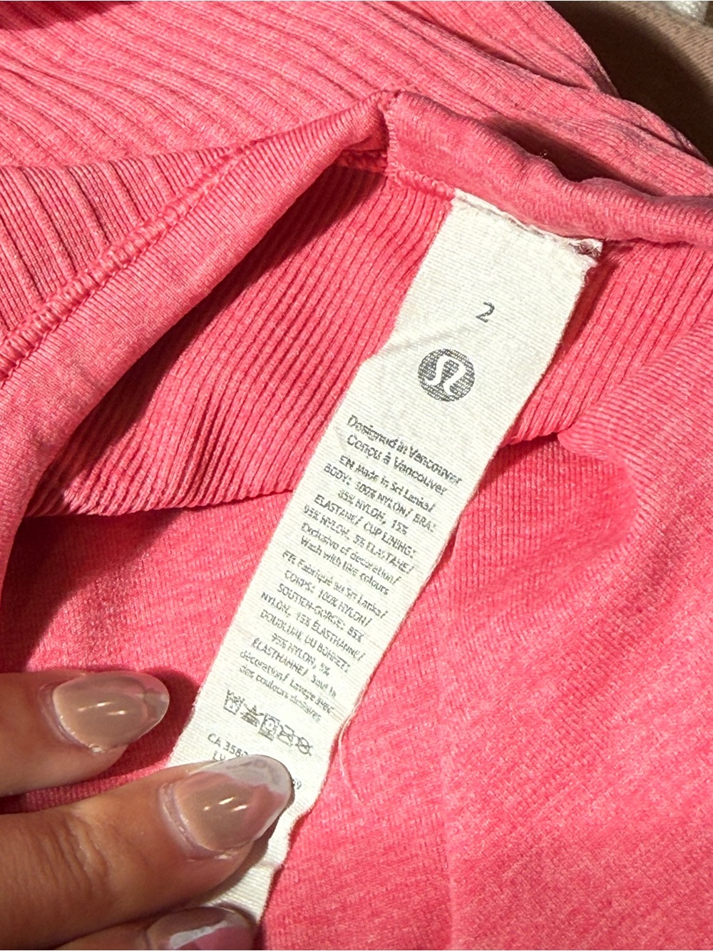 Lulu Lemon Define Ribbed Racerback Tank - Picture 2 of 3